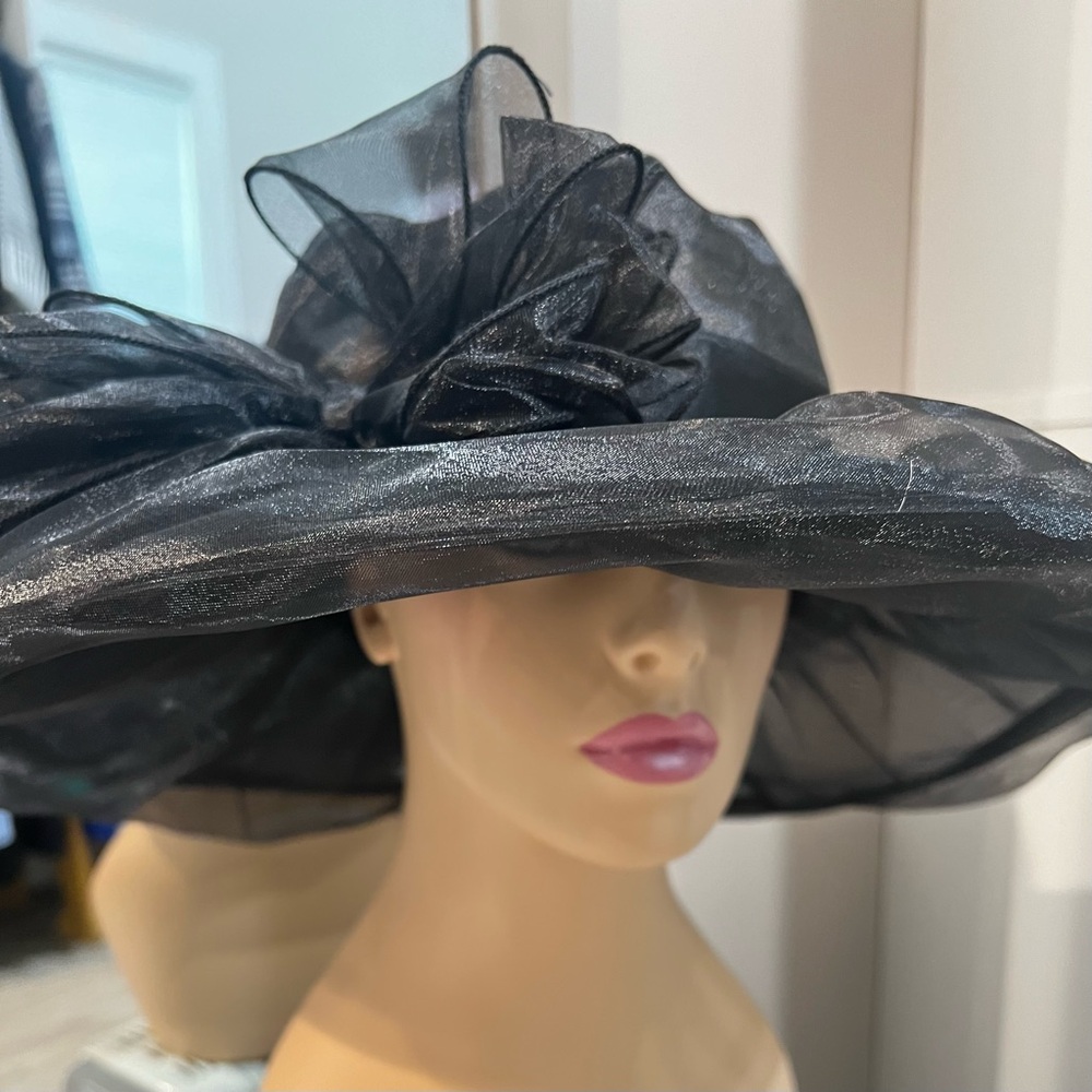 Foldable Elegant Organza Hat NEW